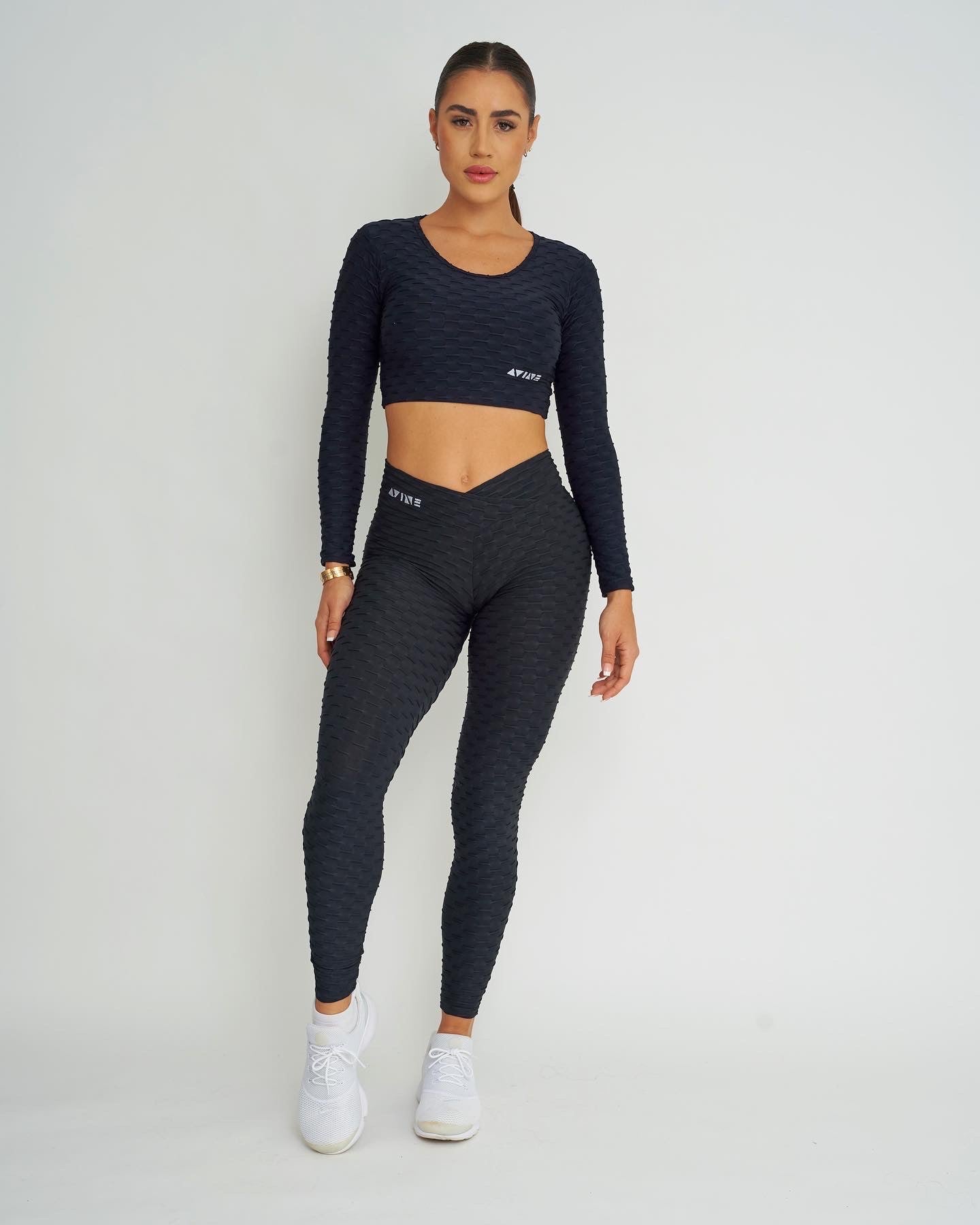 HYPER MESH V LEGGING & LONG SLEEVE - avineapparel