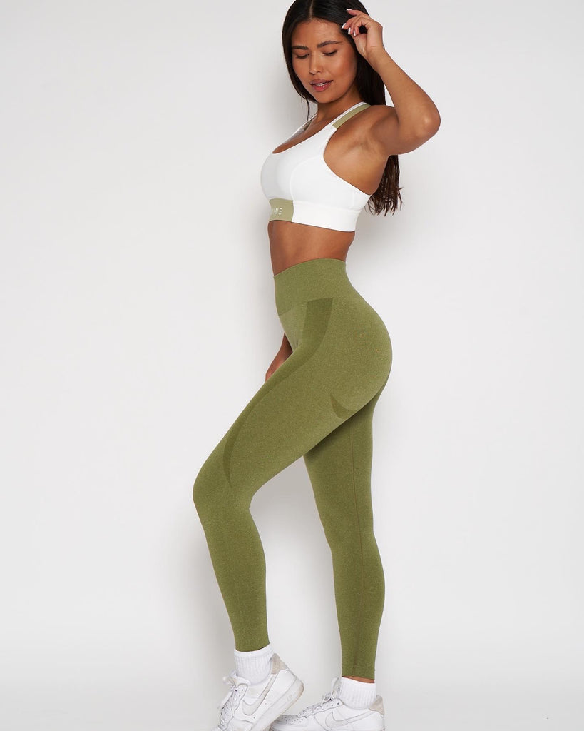 Ultra Low Rise / Super Low Rise Olive Green Leggings / Made in USA – Lyla's  Crop Tops